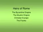 Heirs of Rome - slide 1