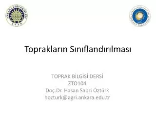 topraklar n s n fland r lmas