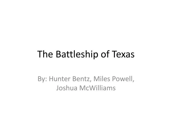the battleship of texas
