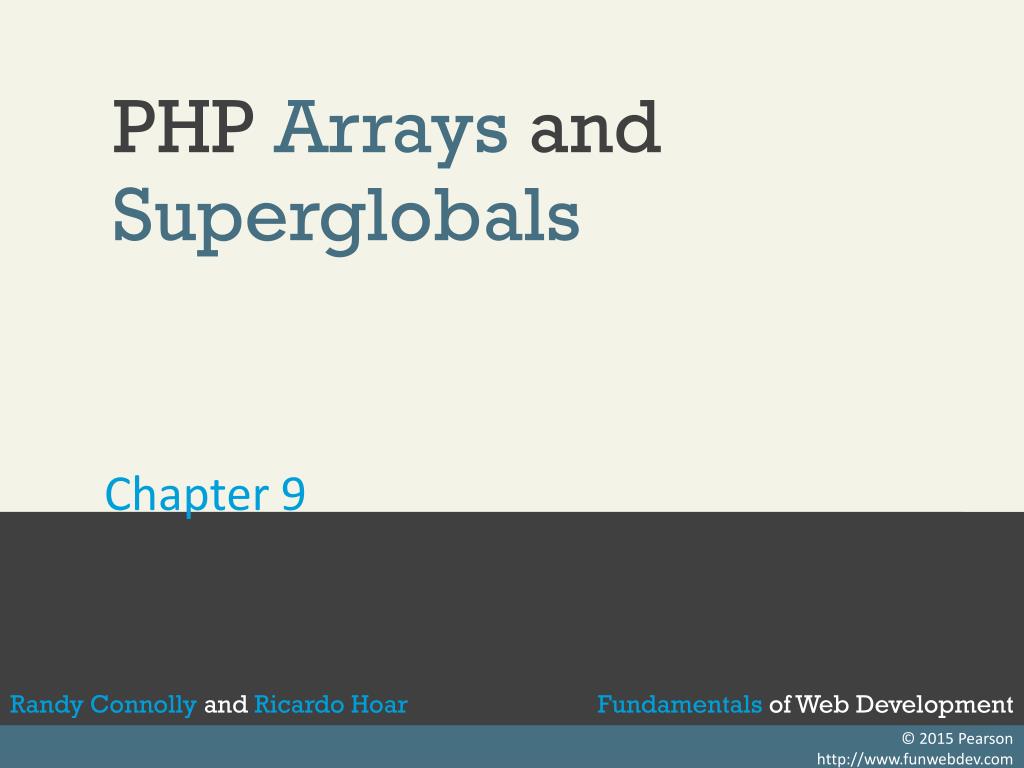 PPT - PHP Arrays and Superglobals PowerPoint Presentation, free ...