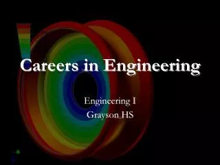 Careers in Engineering