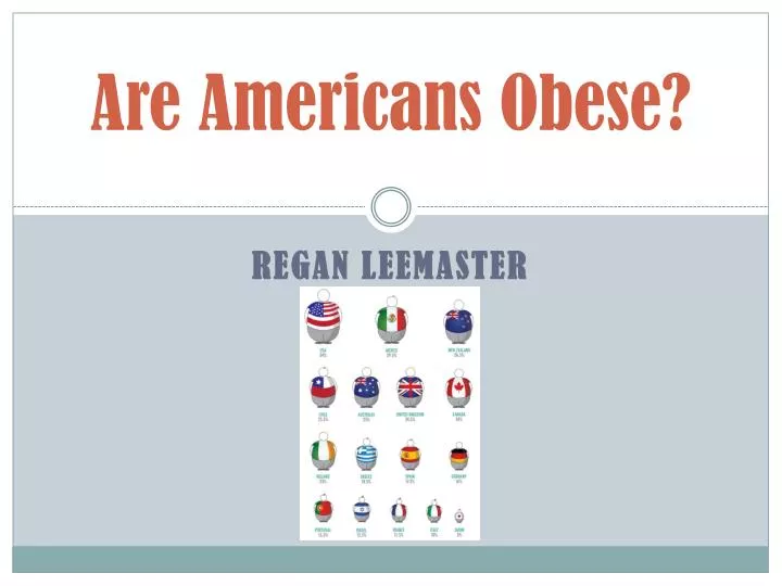are americans obese