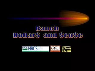 Ranch Dollar$ and $en$e