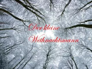 der kleine weihnachtsmann