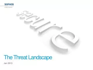 The Threat Landscape