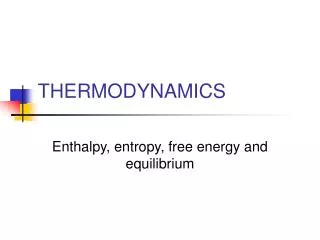 THERMODYNAMICS