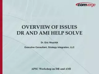 APSC Workshop on DR and AMI