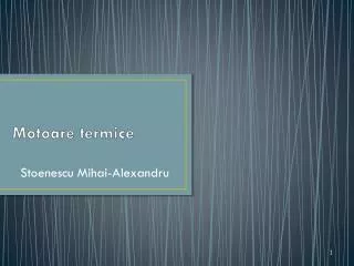 motoare termice