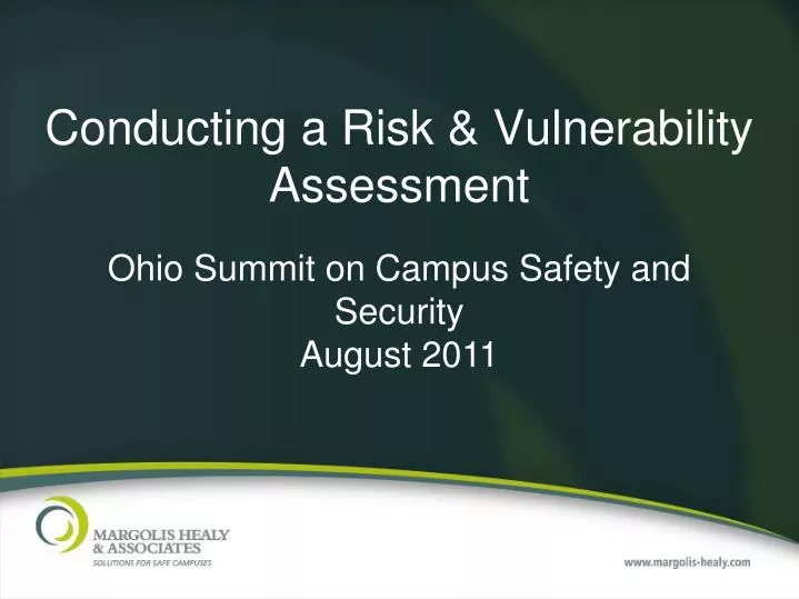 conducting a risk vulnerability assessment