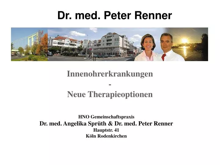 hno gemeinschaftspraxis dr med angelika spr th dr med peter renner hauptstr 41 k ln rodenkirchen