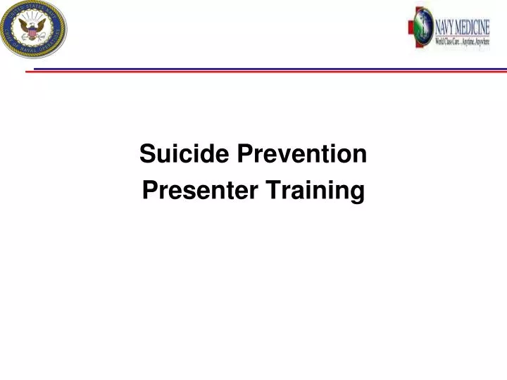 suicide prevention presenter training