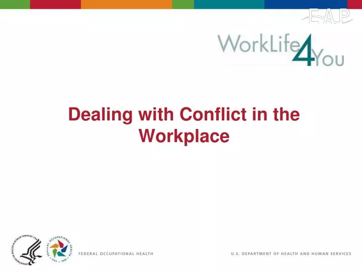 dealing with conflict in the workplace