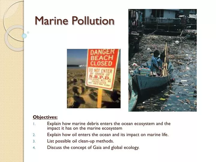 marine pollution