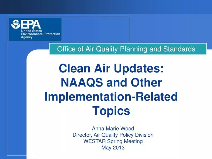 office of air quality planning and standards