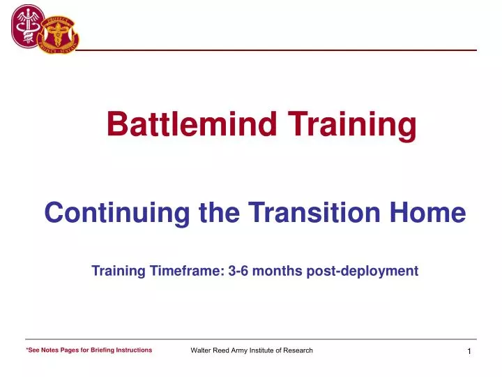 continuing the transition home training timeframe 3 6 months post deployment