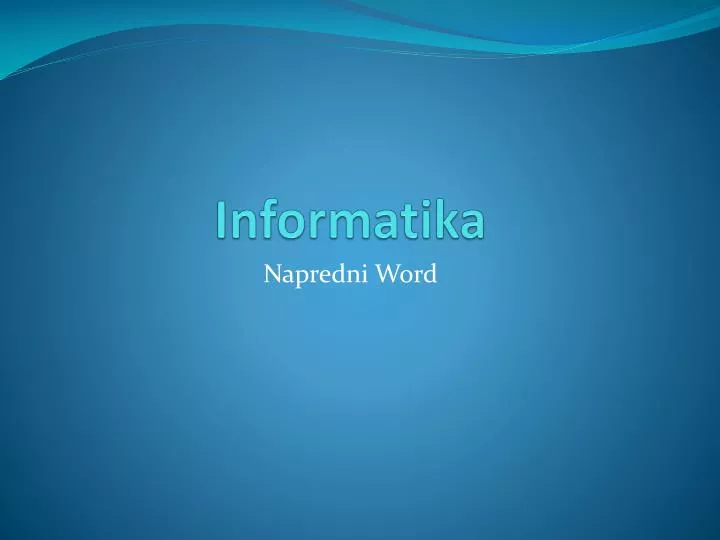 informatika