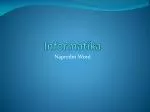 Informatika - slide 1