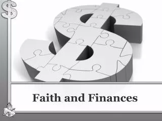 Faith and Finances