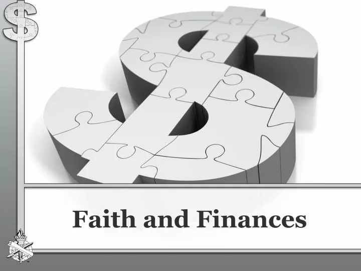 faith and finances