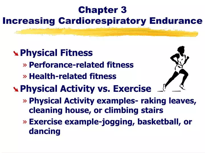 chapter 3 increasing cardiorespiratory endurance
