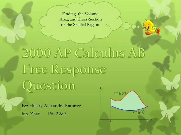 2000 ap calculus ab free response question