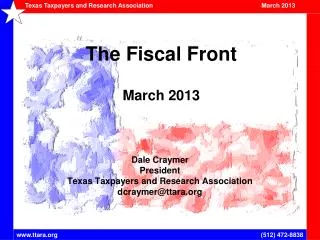 The Fiscal Front March 2013