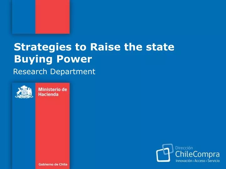 strategies to raise the state buying power