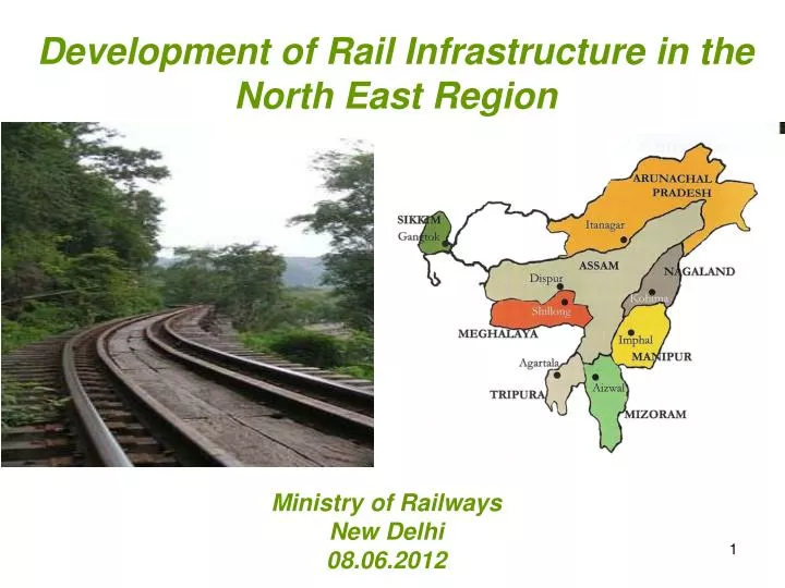 development of rail infrastructure in the north east region