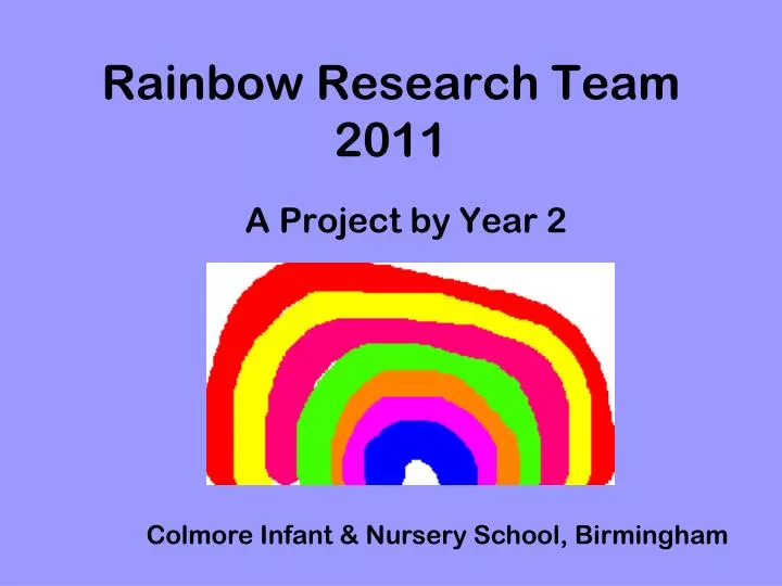 rainbow research team 2011