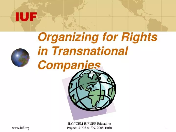 organizing for rights in transnational companies