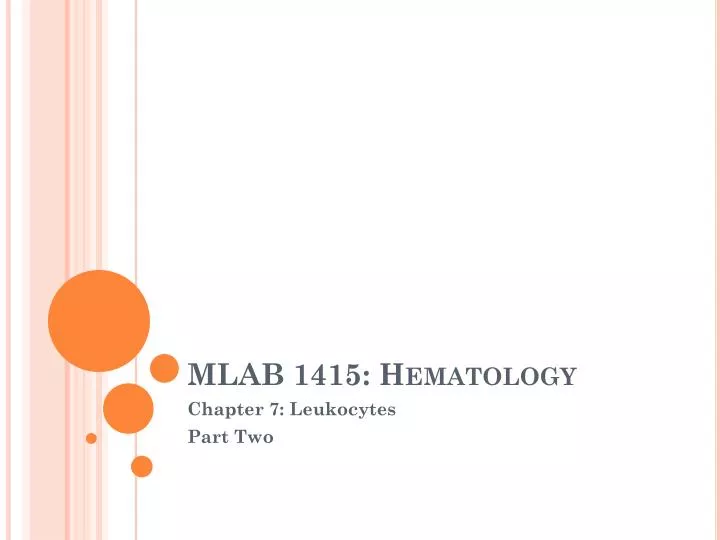 mlab 1415 hematology