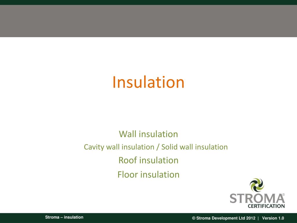 PPT - Insulation PowerPoint Presentation, free download - ID:6535048
