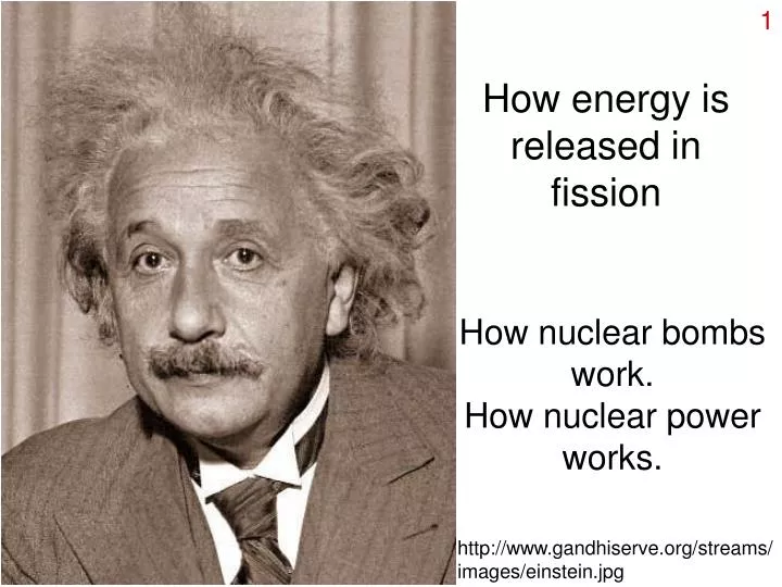 how energy is released in fission