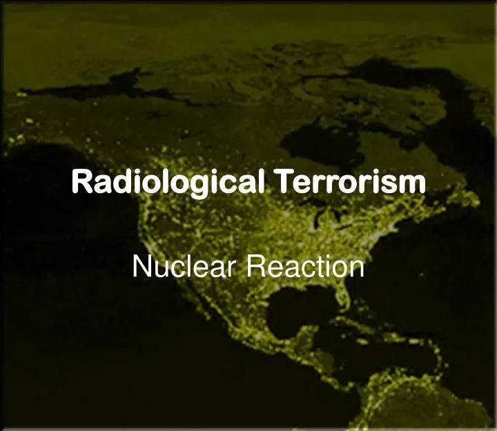 radiological terrorism