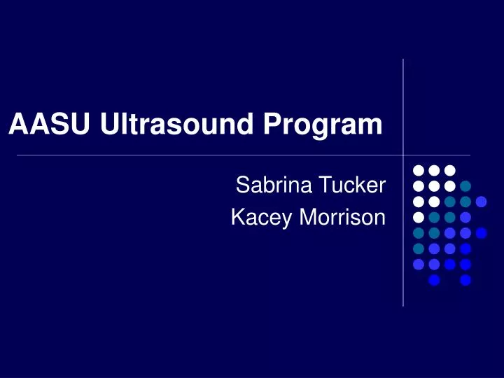 aasu ultrasound program
