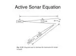 Active Sonar Equation - slide 1