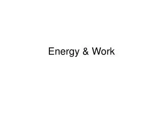 energy work