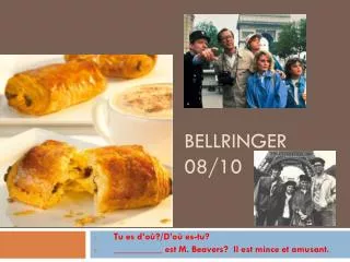 Bellringer 08/10