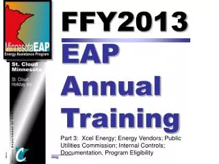 FFY2013 EAP Annual Training