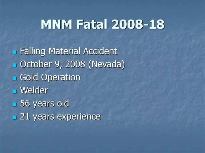 mnm fatal 2008 18