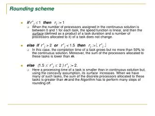 Rounding s cheme