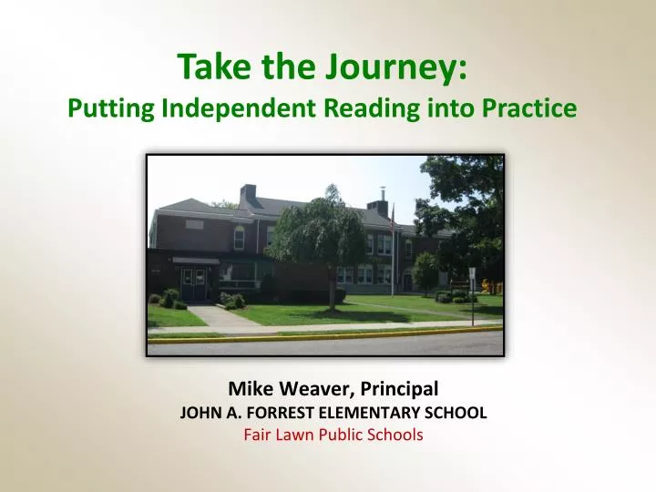 mike weaver principal john a forrest elementary school fair lawn public schools