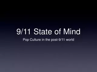 9/11 State of Mind