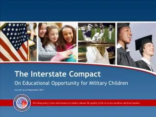 The Interstate Compact On Educational Opportunity for Military Children