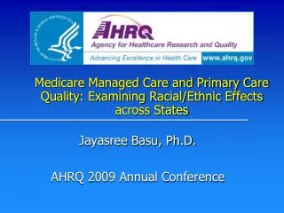 Medicare Managed Care and Primary Care Quality: Examining Racial/Ethnic Effects across States