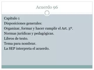 acuerdo 96