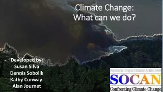 Climate Change: What can we do?