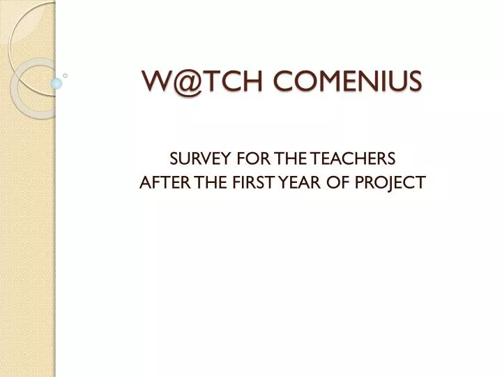 w @tch comenius