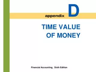 TIME VALUE OF MONEY