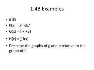 1 4b e xamples